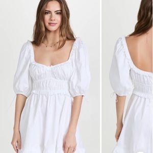 NWT For Love and Lemons White Jackson Mini Dress